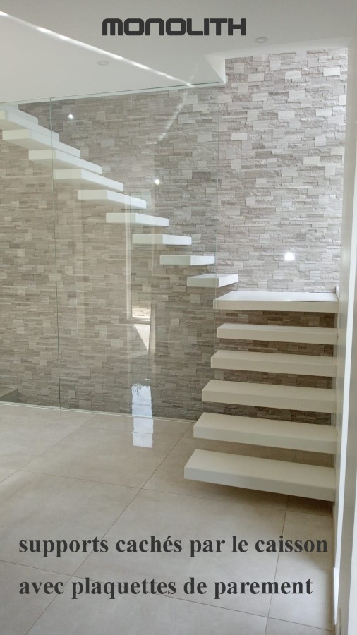 Escalier suspendu, escalier flottant en kits MONOLITH votre spécialiste — free download