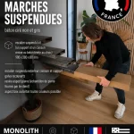 caissons en bois pour escalier suspendu